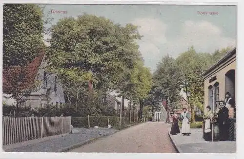 87002 AK Tossens - Dorfstrasse, Straßenansicht 1909 - H.Osterthun No. 1968