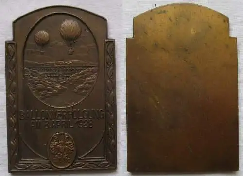 ADAC Bronze Plakette Ballonverfolgung Göltzschtalbrücke am 8.4.1928 (163964)