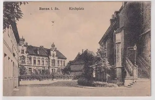 59292 AK Borna in Sachsen - Kirchplatz Stadtkirche St. Marien