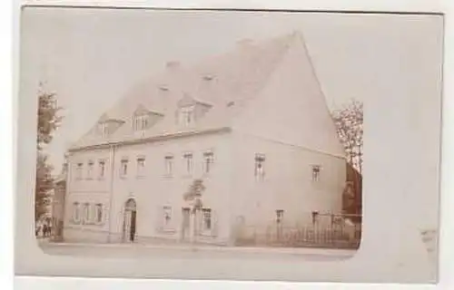 40044 Foto Ak Schlettau im Erzgebirge Wohnhaus um 1920