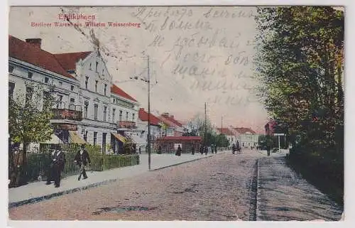 31755 Ak Eydtkuhnen (Tschernyschewskoje)  Berliner Warenhaus Wilhelm Weissenberg