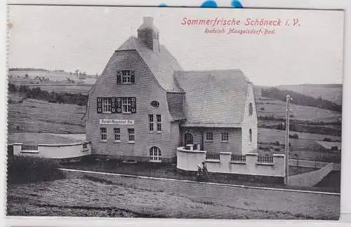 85890 AK Sommerfrische Schöneck im Vogtland - Rudolph Mangelsdorf-Bad