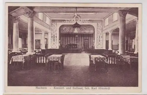 32176 Ak Machern Konzert- und Ballsaal Inhaber Karl Himstedt 1936