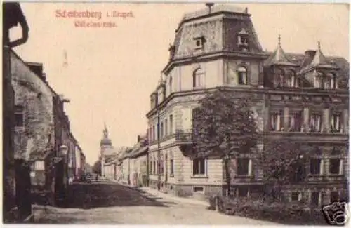 15636 Ak Scheibenberg im Erzgeb. Wilhelmstrasse 1916