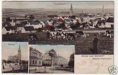 32642 Mehrbild Ak Gruß aus Gersdorf bei Chemnitz 1908