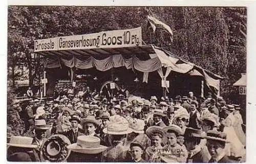 37536 Ak Mittweida Gänseverlosung Volksfest um 1910