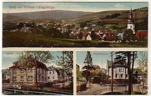 07469 Ak Gruß aus Bockau im Erzgebirge 1916