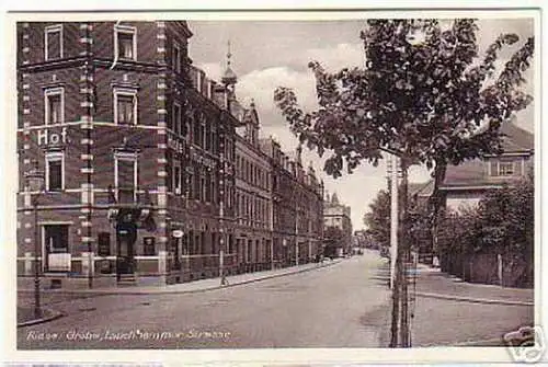 08443 Ak Riesa Gröba Lauchhammer Straße 1940