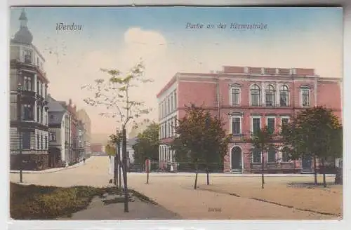 68987 Ak Werdau Partie an der Körnerstrasse 1921