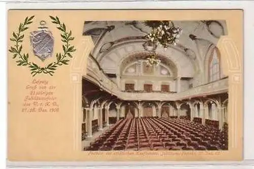 31/34 Ak Leipzig Festsaal des städtischen Kaufhaus 1909