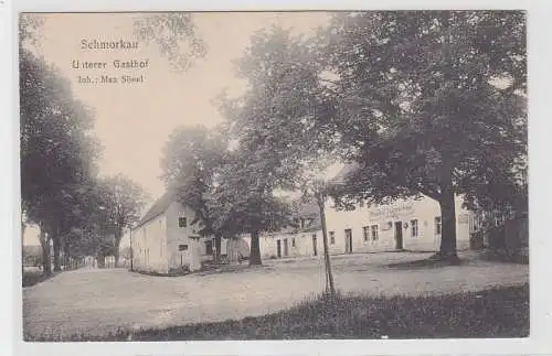 71202 Ak Schmorkau bei Neukirch in Sachsen Unterer Gasthof 1918