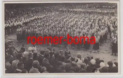 78675 Foto Ak Frauenkreisturnfest Falkenau 1934