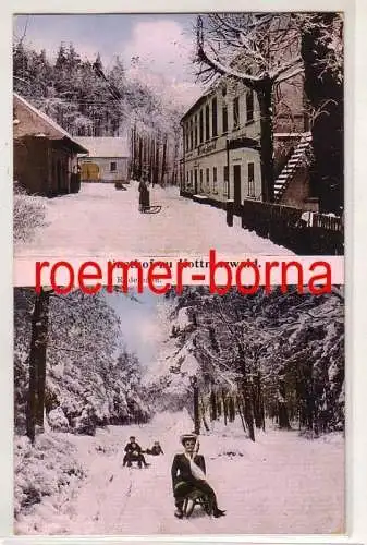 80768 Mehrbild Ak Gasthof zu Kottmarwald und Rodelbahn 1912
