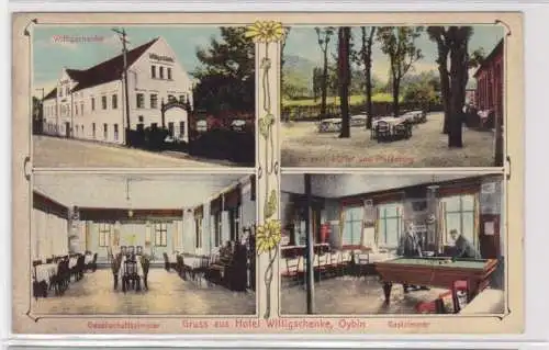 94031 Mehrbild Ak Gruß aus Hotel Wittigschenke Oybin um 1910
