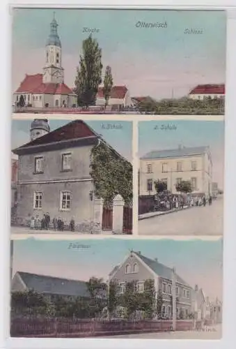 94206 Mehrbild Ak Otterwisch Schulen, Försterei usw. 1907