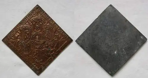 DMV Bronze Plakette Zuverlässigkeitsfahrt Ländergruppe Sachsen 1926 (107326)
