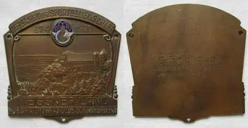 DMV Bronze Plakette der SG Meissner Land Durch MC Scharfenberg 27.4.1930(141324)