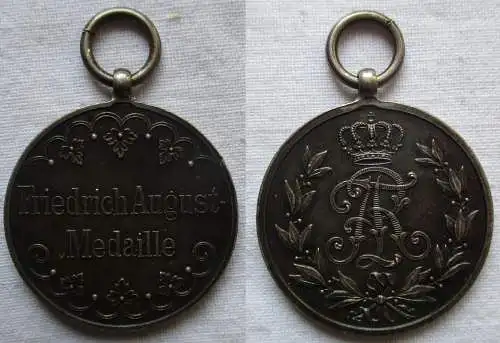 Sachsen Friedrich August Medaille Silber (123476)