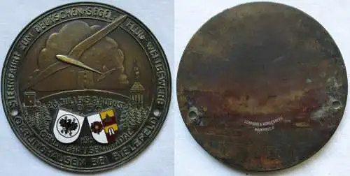 ADAC Plakette Segelflugwettbewerb Oerlinghausen bei Bielefeld 1953 (144039)