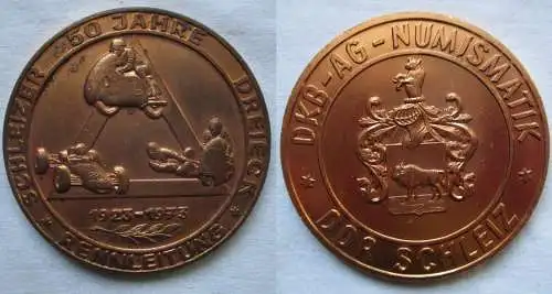 DDR Medaille 50 Jahre Schleizer Dreieck Rennleitung DKB AG Numismatik (165362)