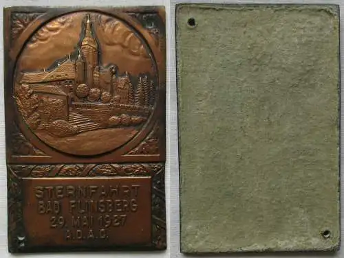 ADAC Bronze Plakette Sternfahrt Bad Flinsberg Świeradów-Zdrój 1927 (143848)