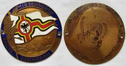 seltene ADAC Plakette M.I.G. Siebengebirge Rallye Siebengebirge  (146176)