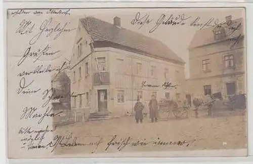 50177 Foto Ak Mobendorf bei Freiberg Ortsansicht 1909