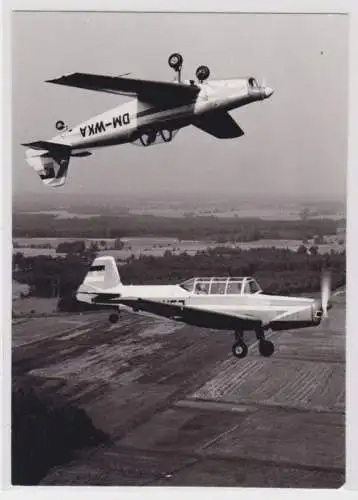 98332 Flugsportfoto Ak Schönhagen mit 2 Kunstfliegern um 1970