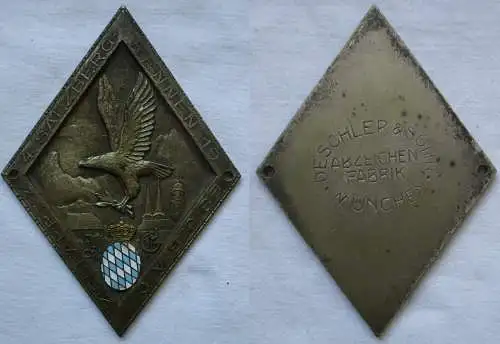 seltene Bronze Plakette Zielfahrt zum 4.Salzberg Rennen 1928 des BAC (165659)