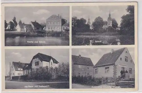 905290 Mehrbild Ak Gruß aus Thammenhain Kolonialwarenhandlung usw. um 1940