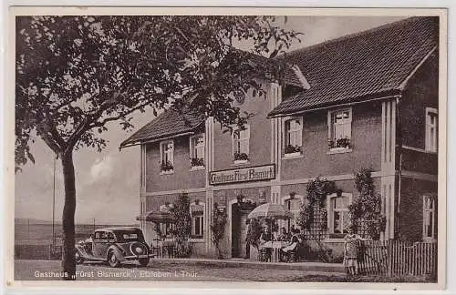 42692 Feldpost Ak Etzleben in Thüringen Gasthaus "Fürst Bismarck" 1941