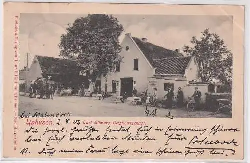 25032 Ak Uphusen (Achim) Carl Eilmer´s Gastwirtschaft 1904