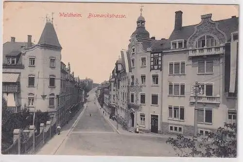 65289 Feldpost Ak Waldheim Bismarckstrasse 1916