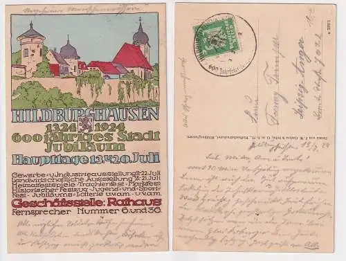 32462 Ak 600 jähriges Stadt Jubiläum Hildburghausen 1324-1924