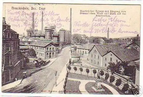 12282 Feldpost Ak Neunkirchen Bezirk Trier 1915