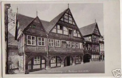 14138 Ak Schwalenberg i.L. Rathaus um 1940