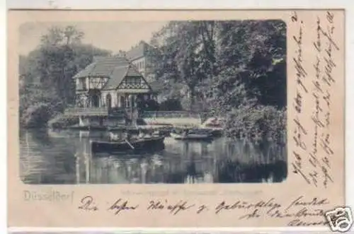 15727 Ak Düsseldorf Restaurant "Fischerhaus" 1903
