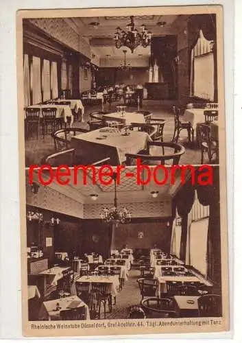 17167 Mehrbild Ak Düsseldorf Rheinische Weinstube Graf-Adolf-Straße 1939