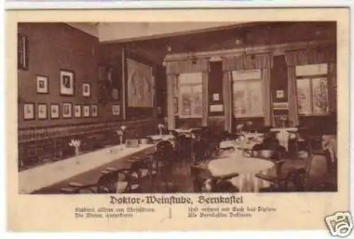16993 Ak Bernkastel Doktor Weinstube um 1930