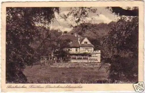 18555 Ak Saarbrücken Forsthaus Deutschmühlenweiher 1936