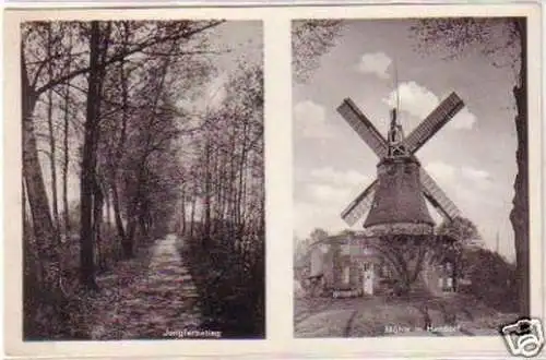 20602 Ak Handorf Jungfernstieg u. Mühle 1939