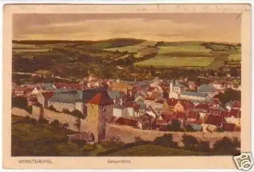 24428 Ak Münstereifel Gesamtbild 1924