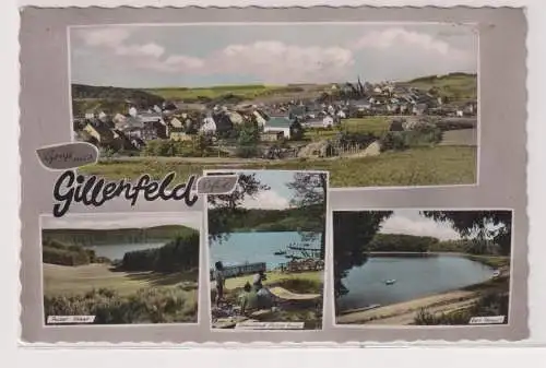 25012 Mehrbild Ak Gruss aus Gillenfeld Eifel 1963