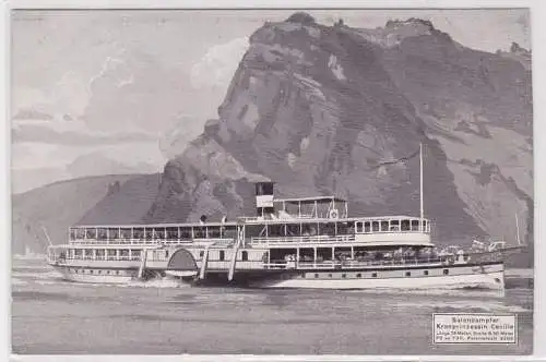 25105 Ak Salondampfer Kronprinzessin Cecilie 1914