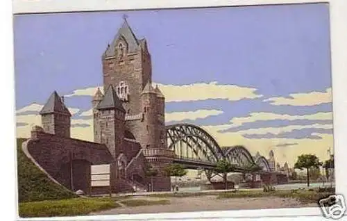 27504 Ak Mainz Kaiserbrücke um 1930
