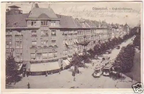 27460 Ak Düsseldorf Graf Adolfstrasse 1913