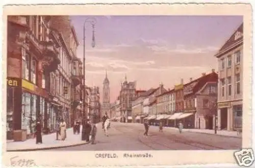 26980 Ak Crefeld Rheinstraße 1917