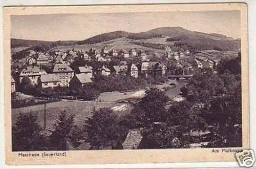 29718 Ak Meschede Sauerland am Maiknapp um 1930