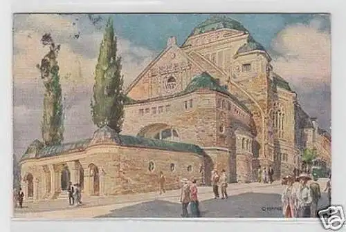 29792 Judaika Ak Essen die neue Synagoge 1916