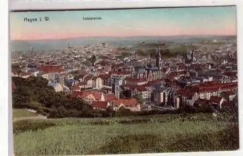 44819 Ak Hagen in Westfalen Totalansicht 1910